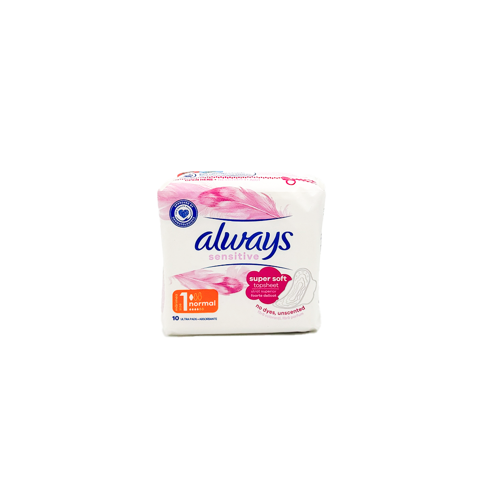 ALWAYS ABSORBANTE 10BUC ULTRA NORMAL PLUS SENSITIVE