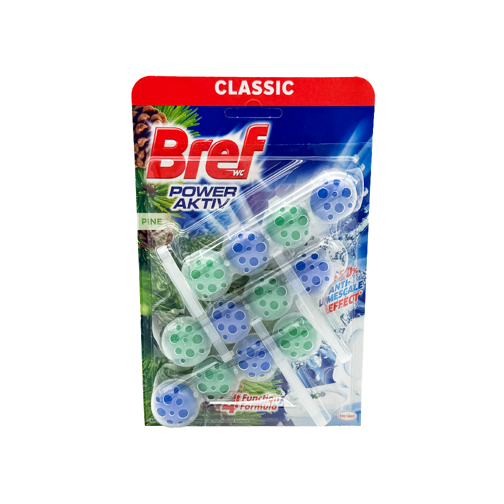 BREF ODORIZANT WC BILE POWER AKTIV 3X50G PINE