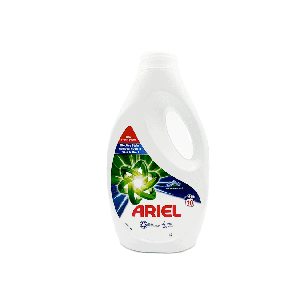 ARIEL DETERGENT LICHID 1L MOUNTAIN SPRING 20SPALARI