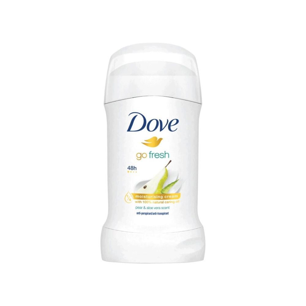 DOVE ANTIPERSPIRANT STICK 40ML PEAR ALOE VERA