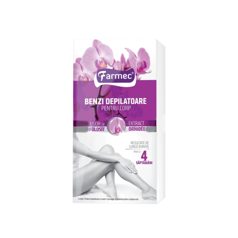 FARMEC BENZI DEPILATOARE CORP 14BUC ORHIDEE