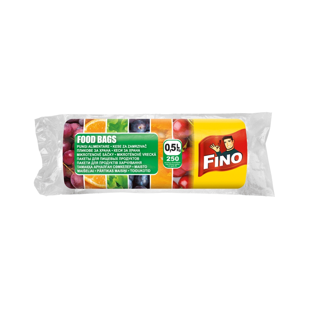 FINO PUNGI ALIMENTARE ROLA 0.5L 250BUC/SET