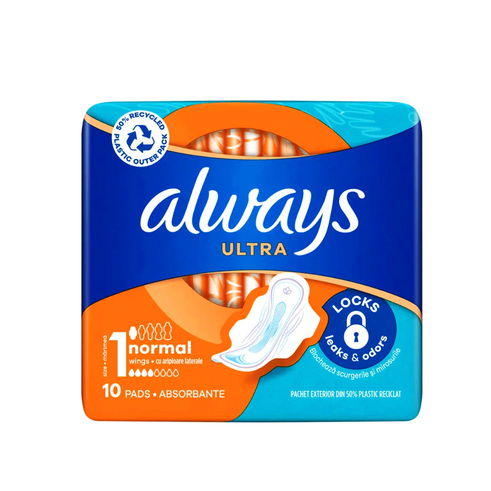 ALWAYS ABSORBANTE 10BUC ULTRA NORMAL PLUS