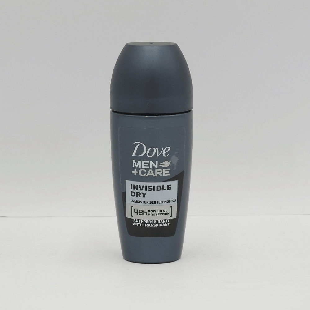 DOVE ANTIPERSPIRANT ROLL ON 50ML MEN INVISIBLE DRY
