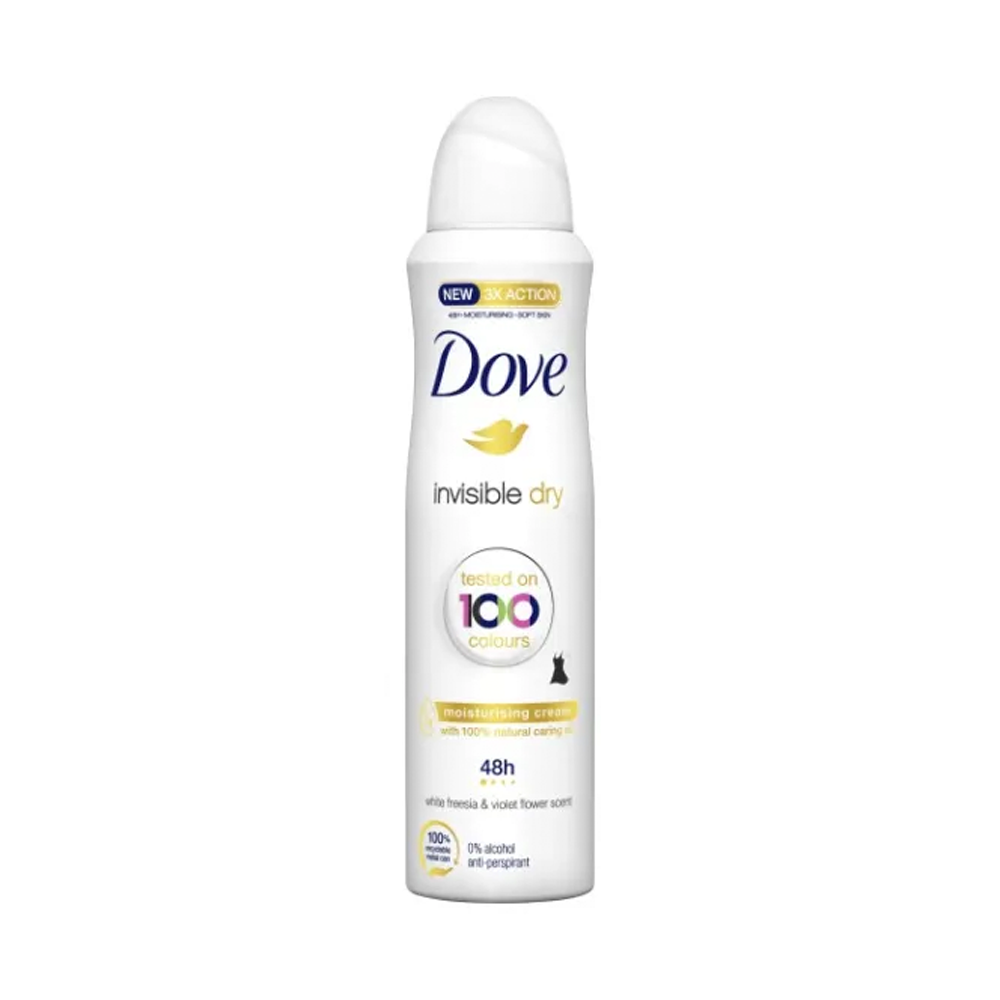 DOVE ANTIPERSPIRANT DEO 150ML INVISIBLE DRY