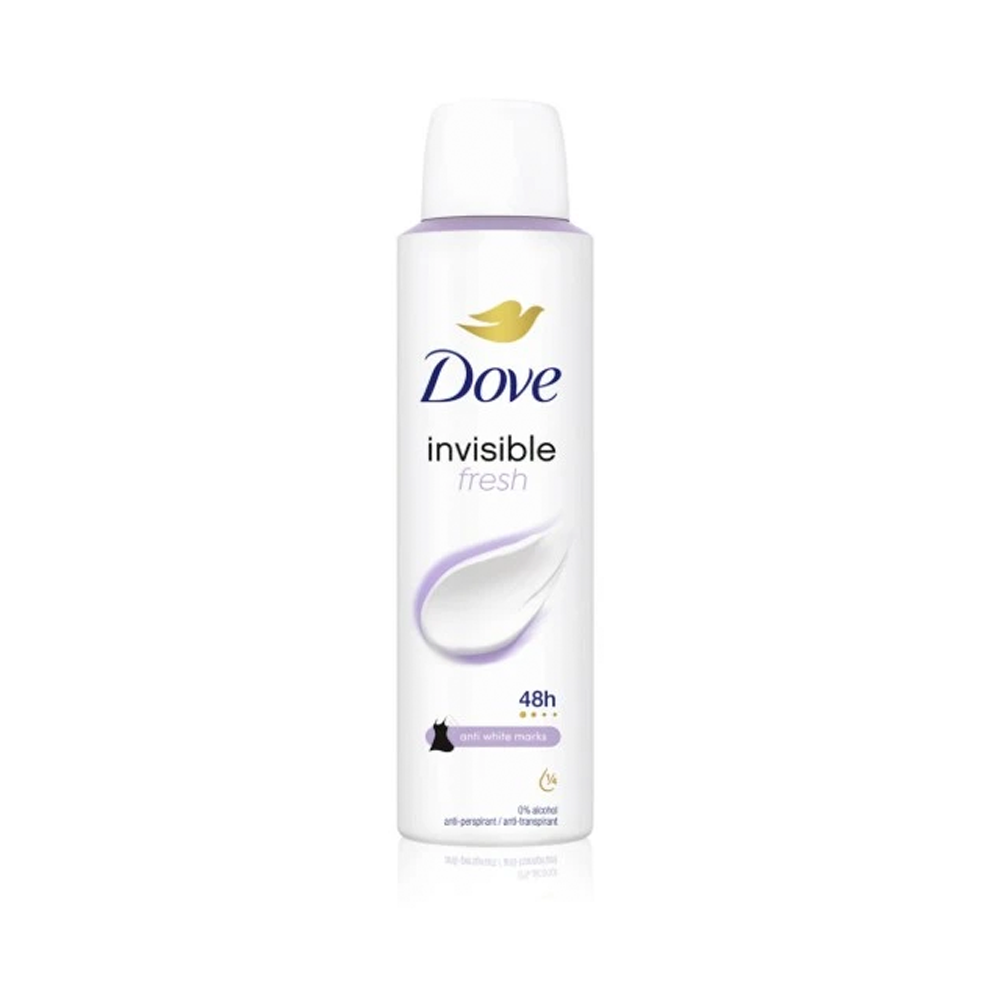 DOVE ANTIPERSPIRANT DEO 150ML INVISIBLE FRESH
