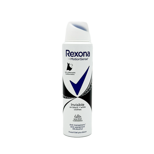 REXONA ANTIPERSPIRANT DEO 150ML INVISIBLE BW