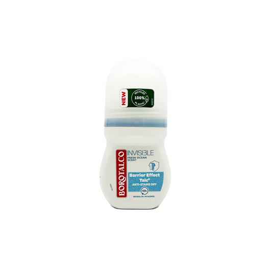 BOROTALCO DEO ROLL ON 50ML INVISIBLE FRESCO
