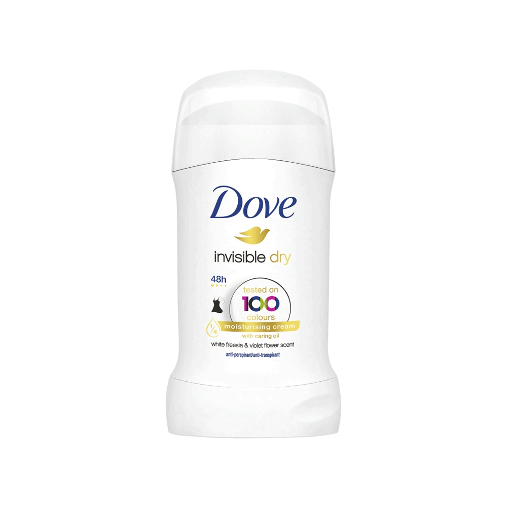 DOVE ANTIPERSPIRANT STICK 40ML INVISIBLE DRY