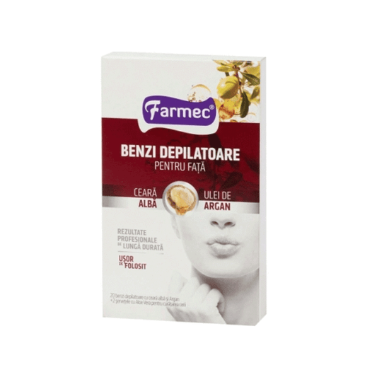 FARMEC BENZI DEPILATOARE FATA ARGAN 20BUC