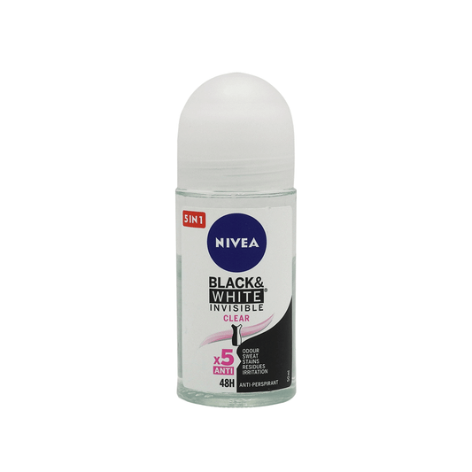 NIVEA ANTIPERSPIRANT ROLL ON 50ML INVISIBLE CLEAR