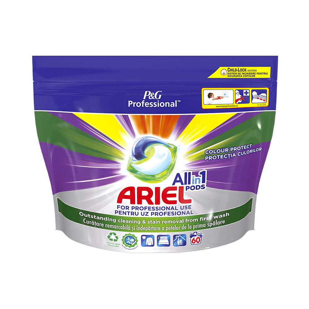 ARIEL DETERGENT CAPSULE 60BUC ALLIN1 COLOR
