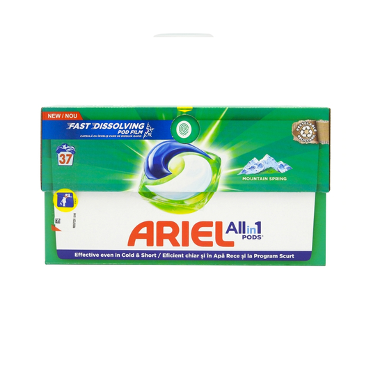 ARIEL DETERGENT CAPSULE 37BUC ALL IN 1 PODS MS