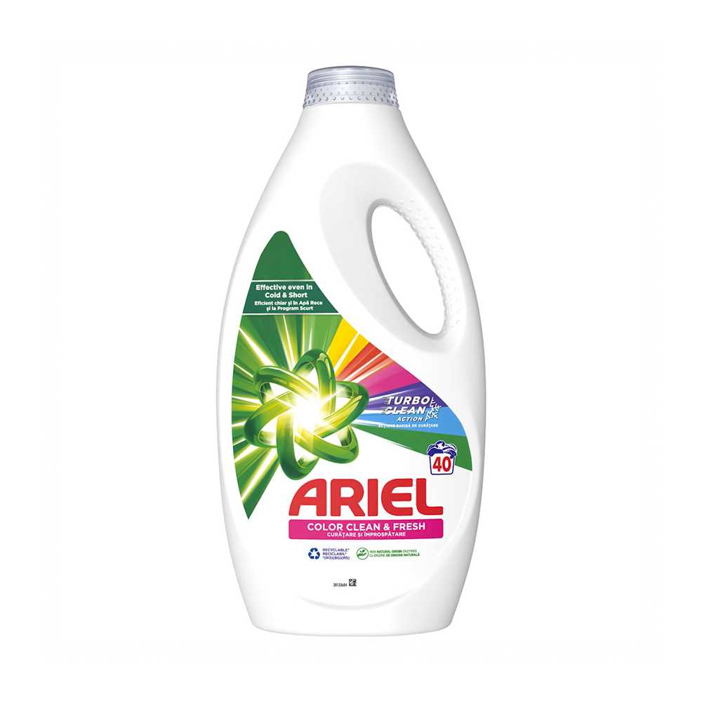 ARIEL DETERGENT LICHID 2L COLOR CLEAN FRESH 40SPALARI