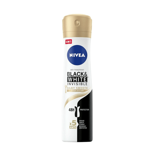 NIVEA ANTIPERSPIRANT DEO 150ML INVISIBLE BW SILKY SMOOTH