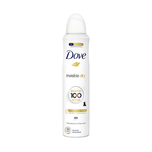 DOVE ANTIPERSPIRANT DEO 250ML INVISIBLE DRY