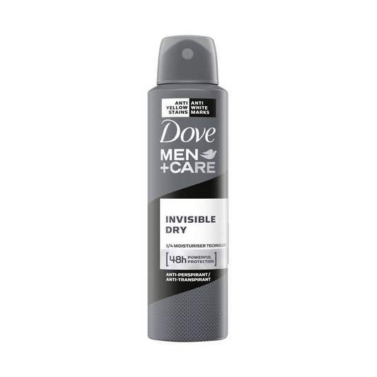 DOVE ANTIPERSPIRANT DEO 250ML MEN INVISIBLE DRY