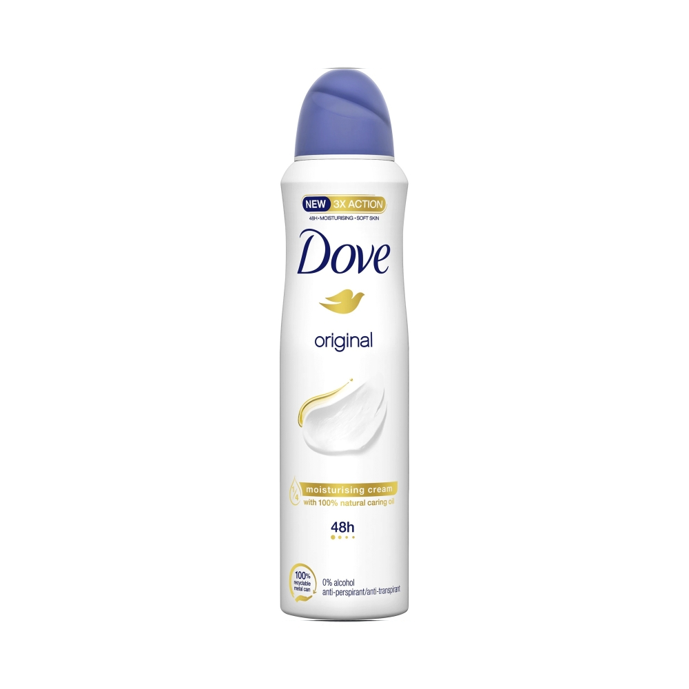 DOVE ANTIPERSPIRANT DEO 250ML ORIGINAL