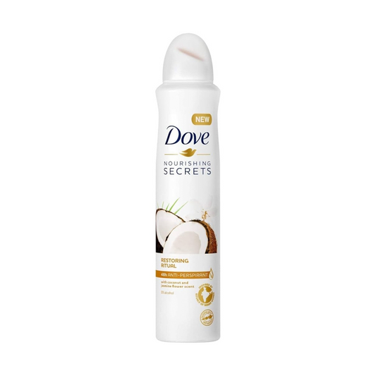 DOVE ANTIPERSPIRANT DEO 250ML RESTORING RITUAL COCONUT