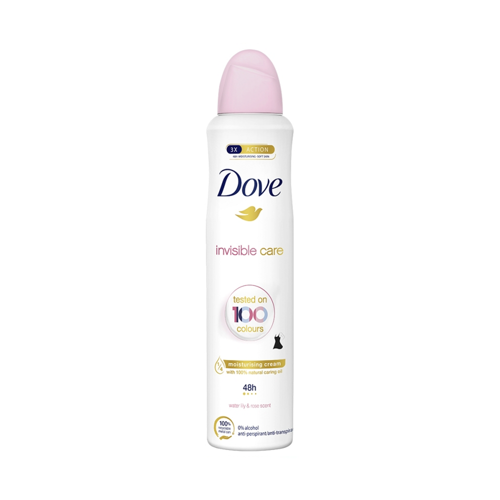 DOVE ANTIPERSPIRANT DEO 250ML INVISIBLE CARE FLORAL TOUCH