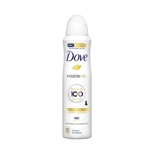 DOVE ANTIPERSPIRANT DEO 150ML INVISIBLE DRY