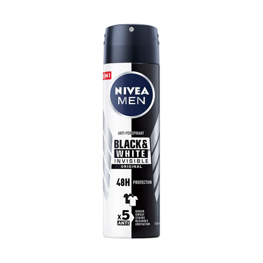 NIVEA ANTIPERSPIRANT DEO 150ML MEN INVISIBLE BW