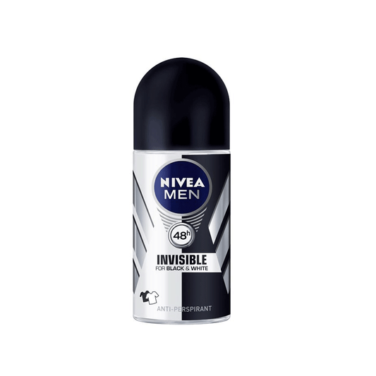 NIVEA ANTIPERSPIRANT ROLL ON 50ML MEN INVISIBLE BLACK&WHITE ORIGINAL